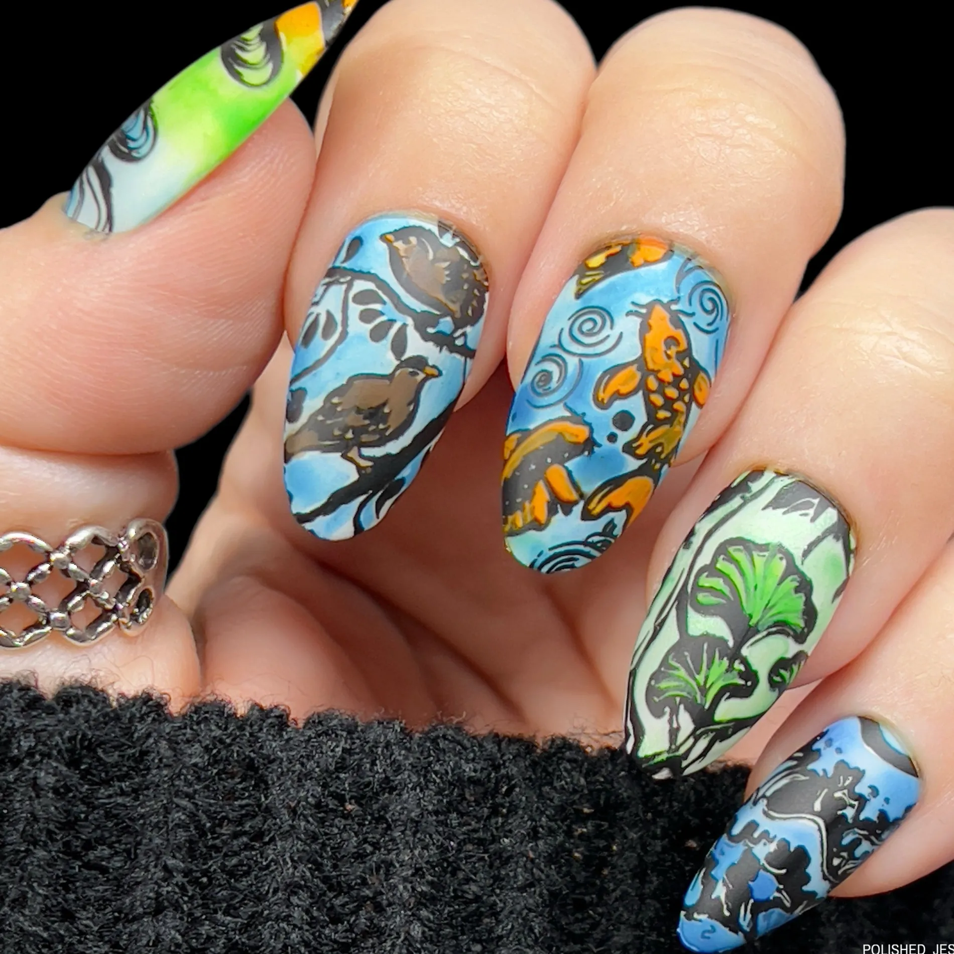 Japanese Ceramics (M459) - Nail Stamping Plate