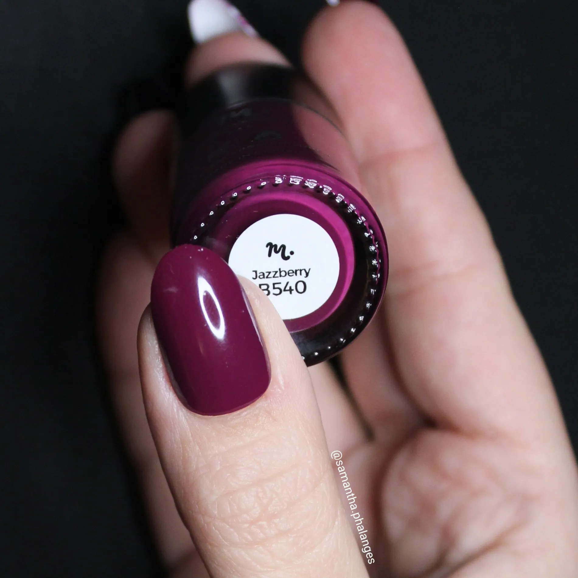 Jazzberry (B540) - Cream Plum Stamping Polish