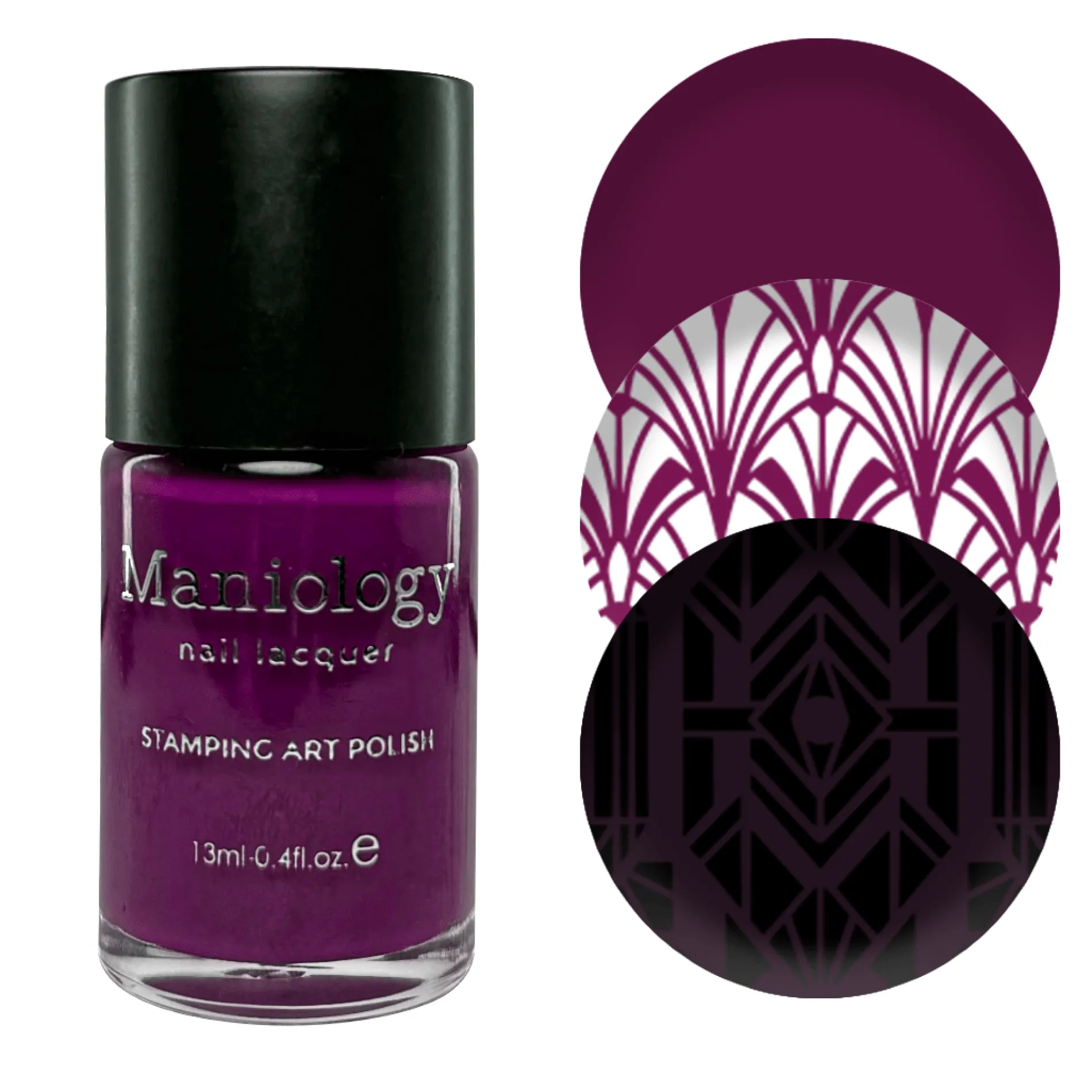 Jazzberry (B540) - Cream Plum Stamping Polish