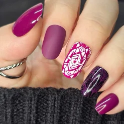 Jazzberry (B540) - Cream Plum Stamping Polish