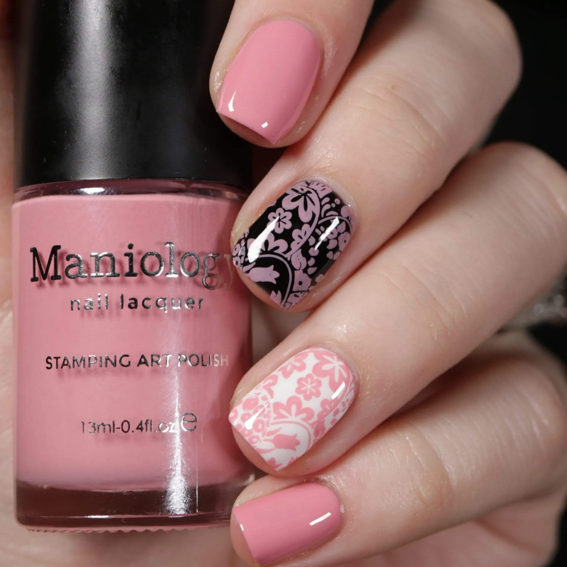Juicy: Sweet Peach (B376) - Rose Pink Stamping Polish