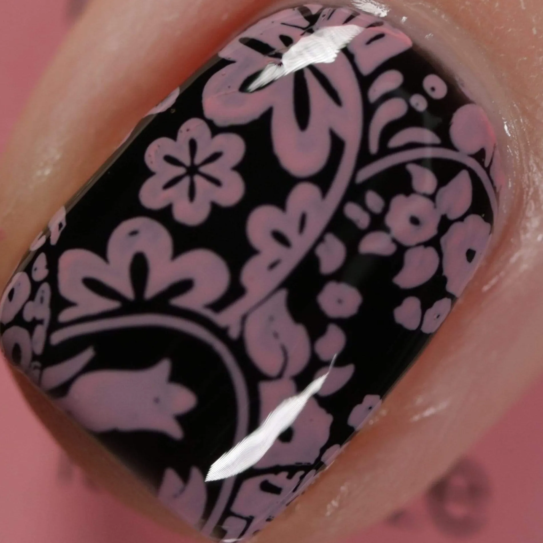 Juicy: Sweet Peach (B376) - Rose Pink Stamping Polish