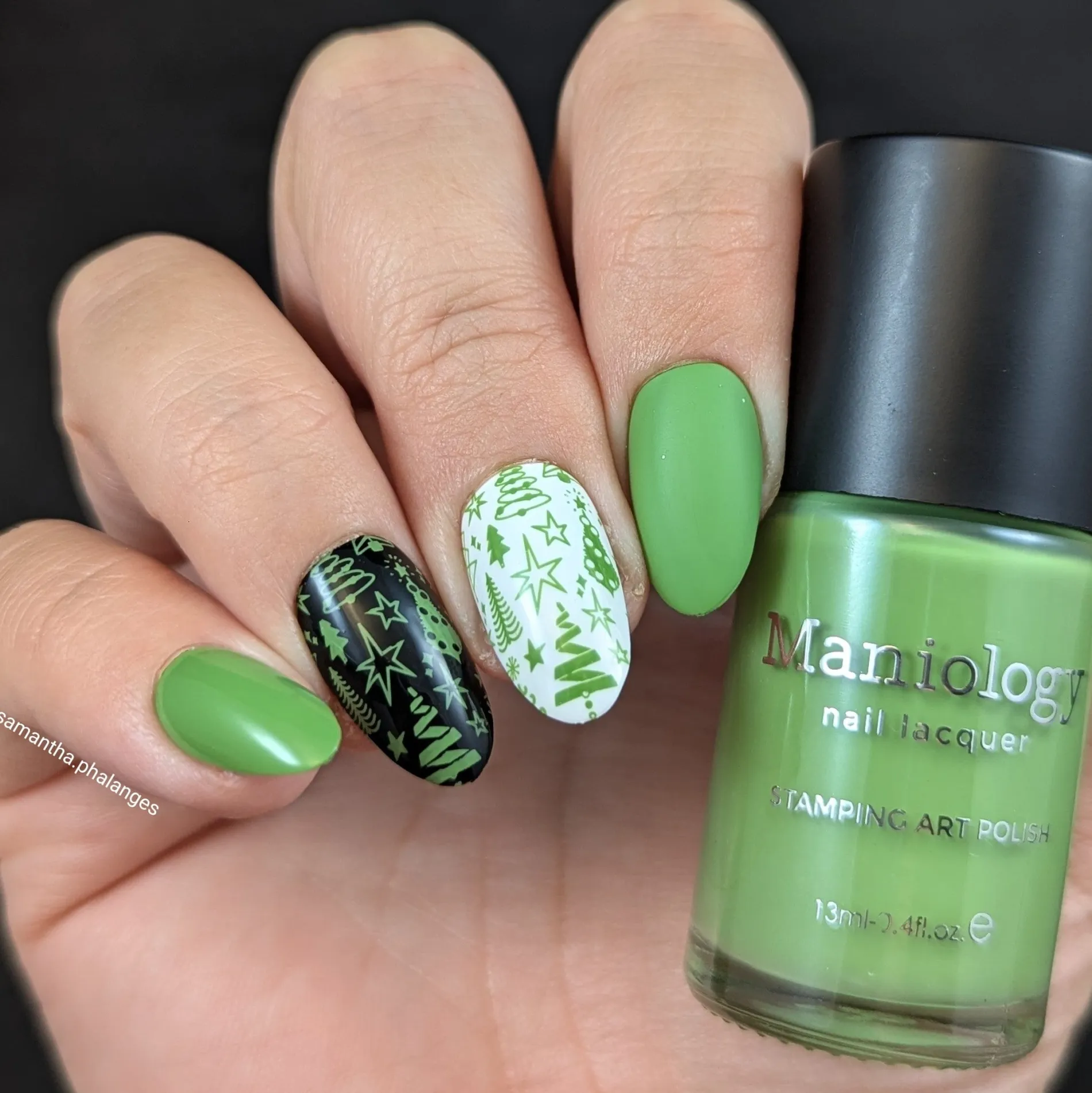 Kitschmas: Merry Mint (B532) - Green Cream Stamping Polish