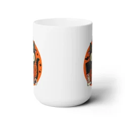 Kitty Halloween Ceramic Coffee Mug 15oz