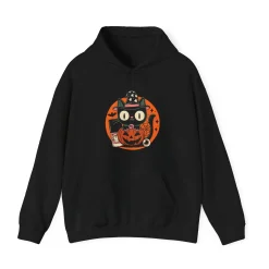 Kitty Halloween - Heavy Blend Hoodie Sweatshirt