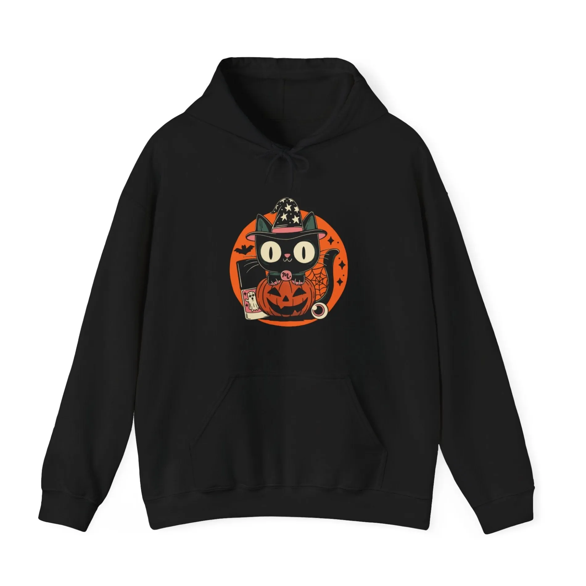 Kitty Halloween - Heavy Blend Hoodie Sweatshirt