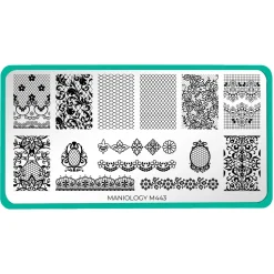 Lacey Details (M443) - Nail Stamping Plate