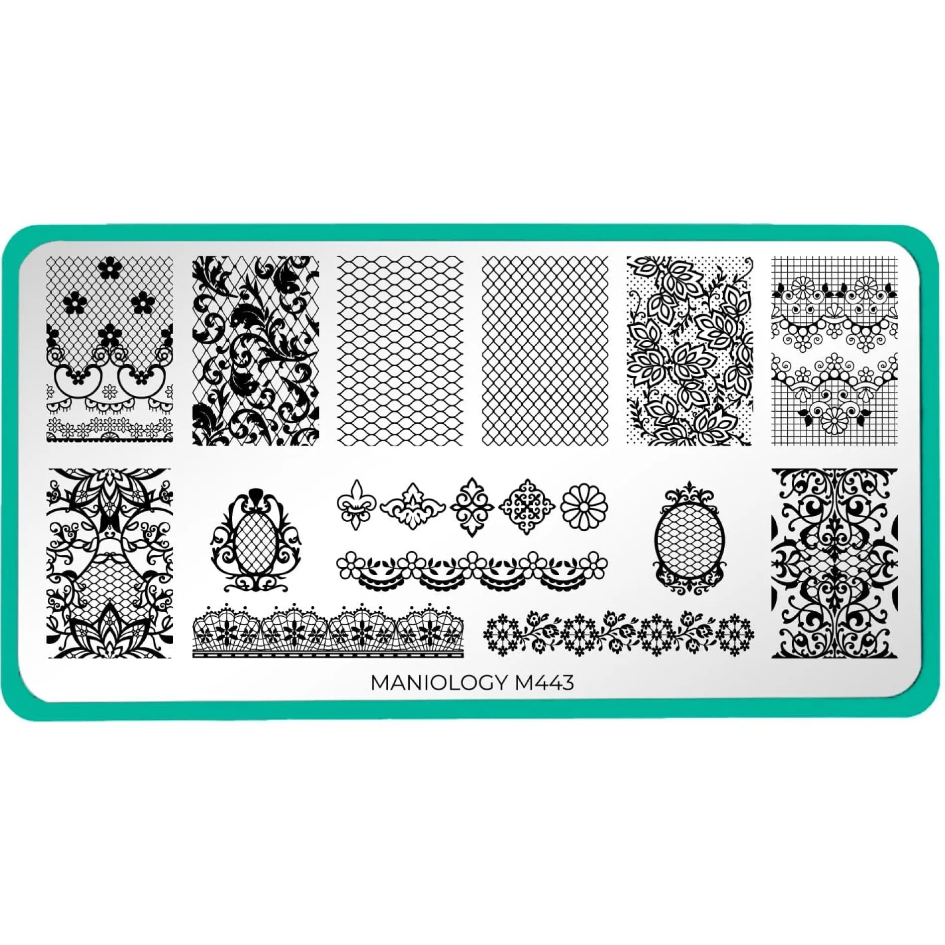 Lacey Details (M443) - Nail Stamping Plate