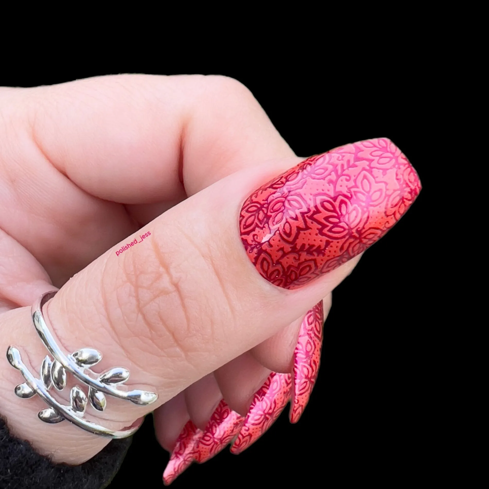 Lacey Details (M443) - Nail Stamping Plate