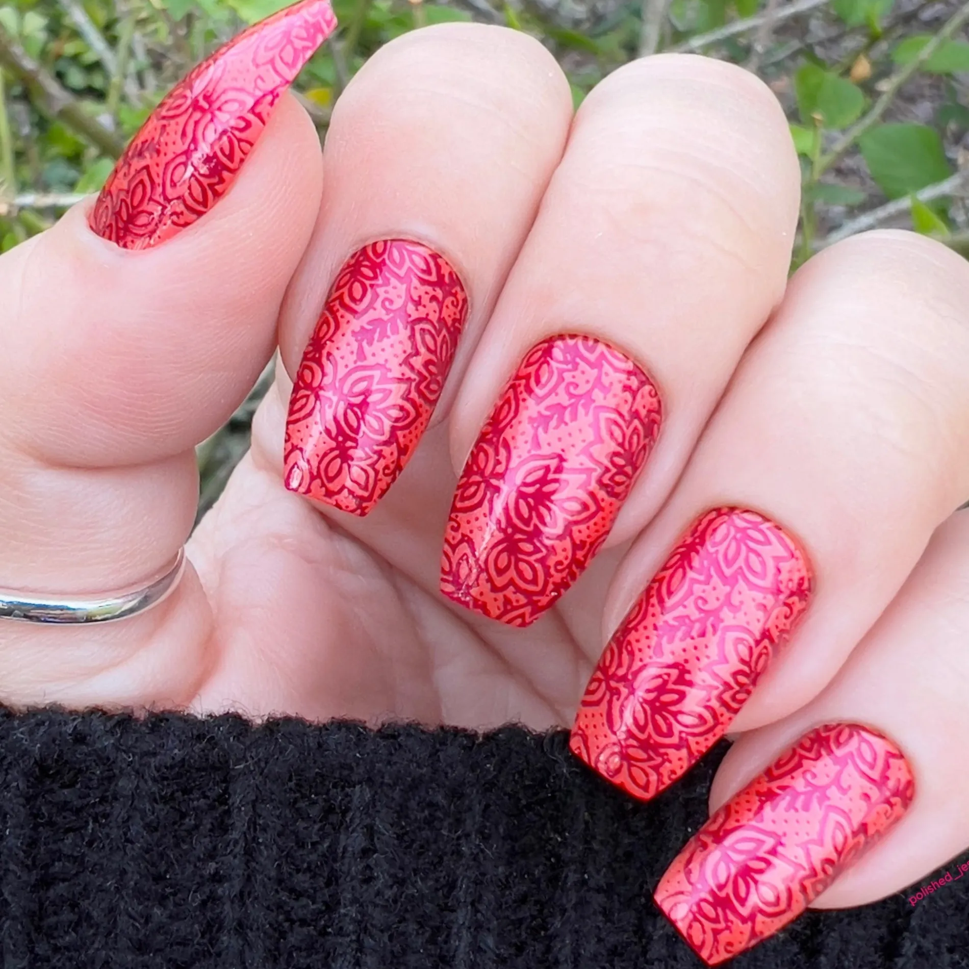 Lacey Details (M443) - Nail Stamping Plate