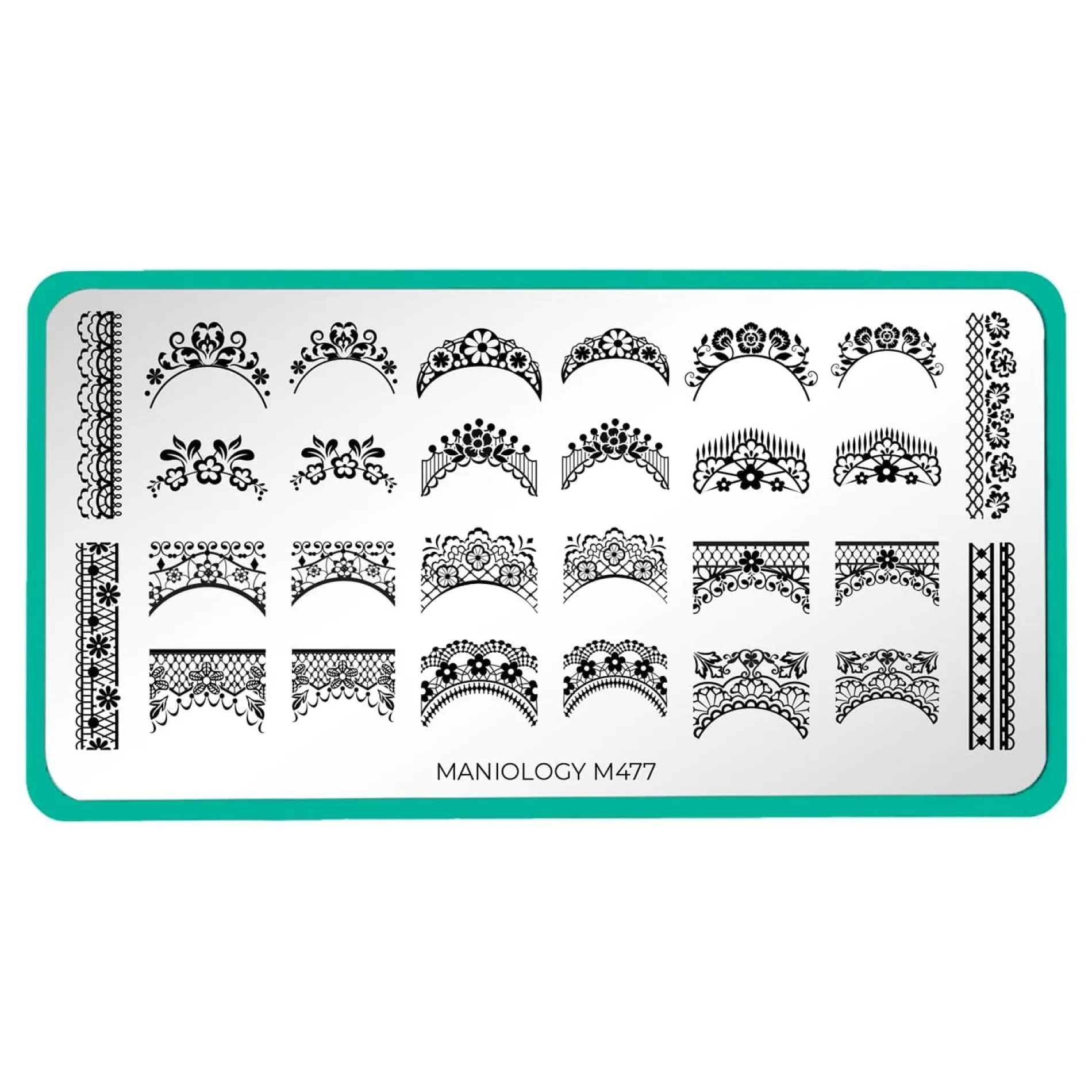 Lacey French (M477) - Nail Stamping Plate