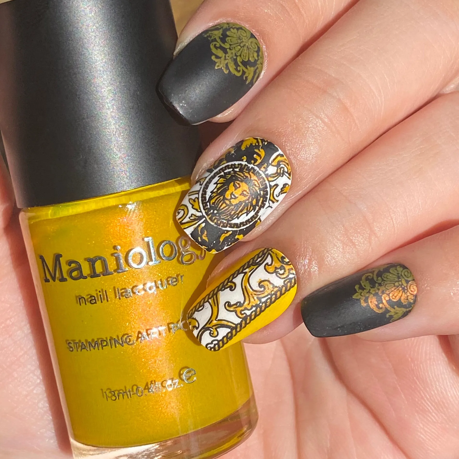 Lasso (B395) - Duochrome Yellow Stamping Polish