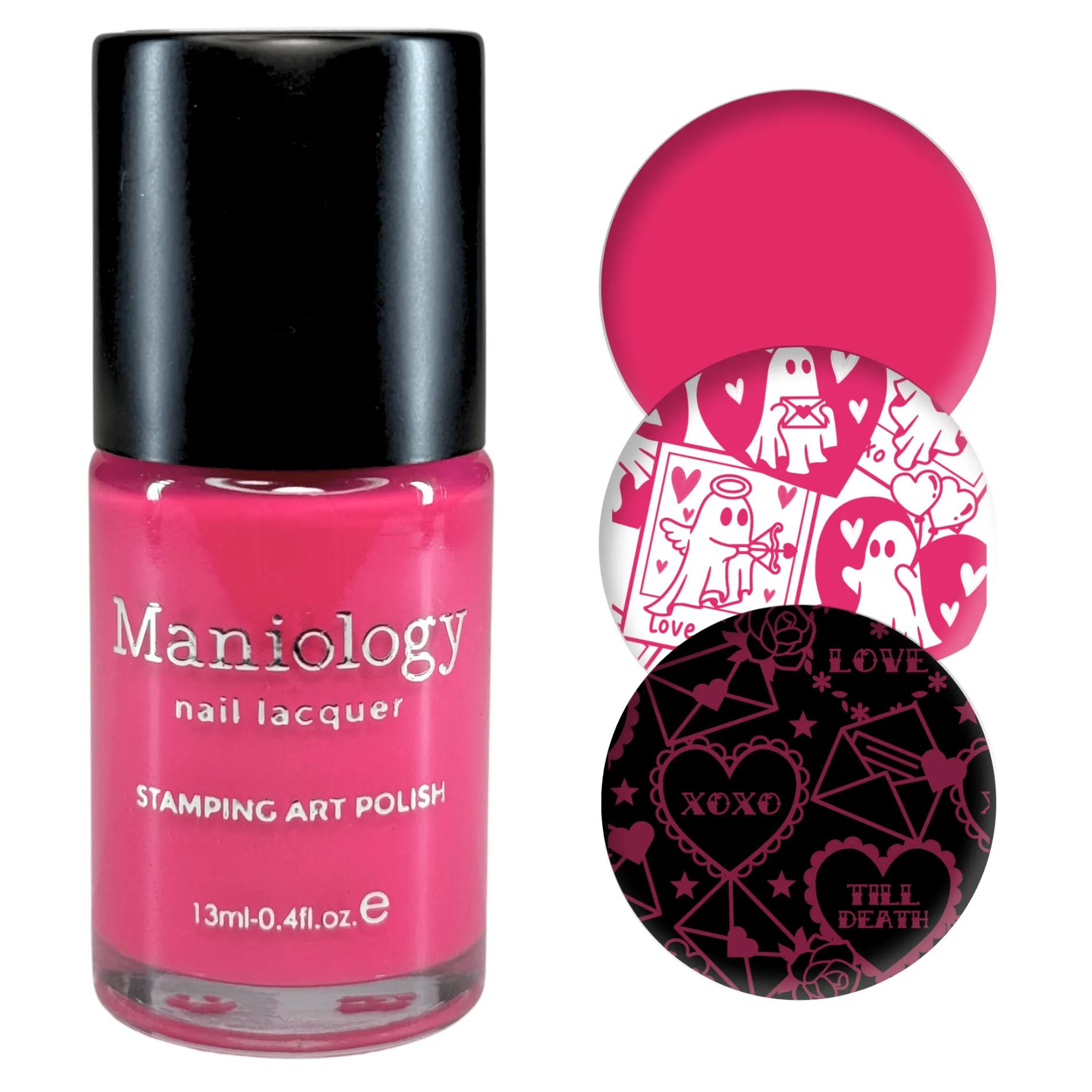 Last Kiss (B575) - Hot Pink Creme Stamping Polish