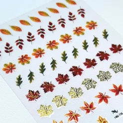 Leafy Outlines (MS-113) - Nail Art Sticker