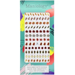 Leafy Outlines (MS-113) - Nail Art Sticker
