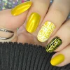 Lemon Zest (B550) - Metallic Yellow Stamping Polish