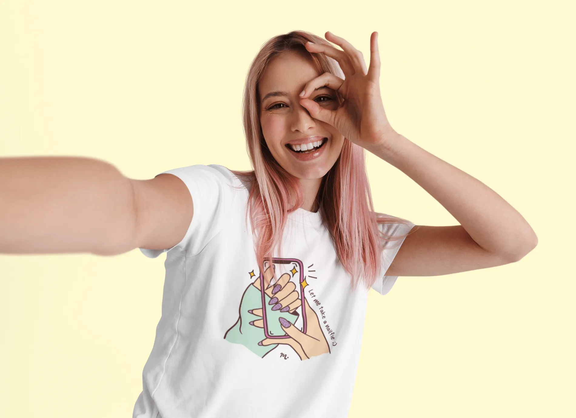 Let Me Take A Nailfie - Short Sleeve T-shirt