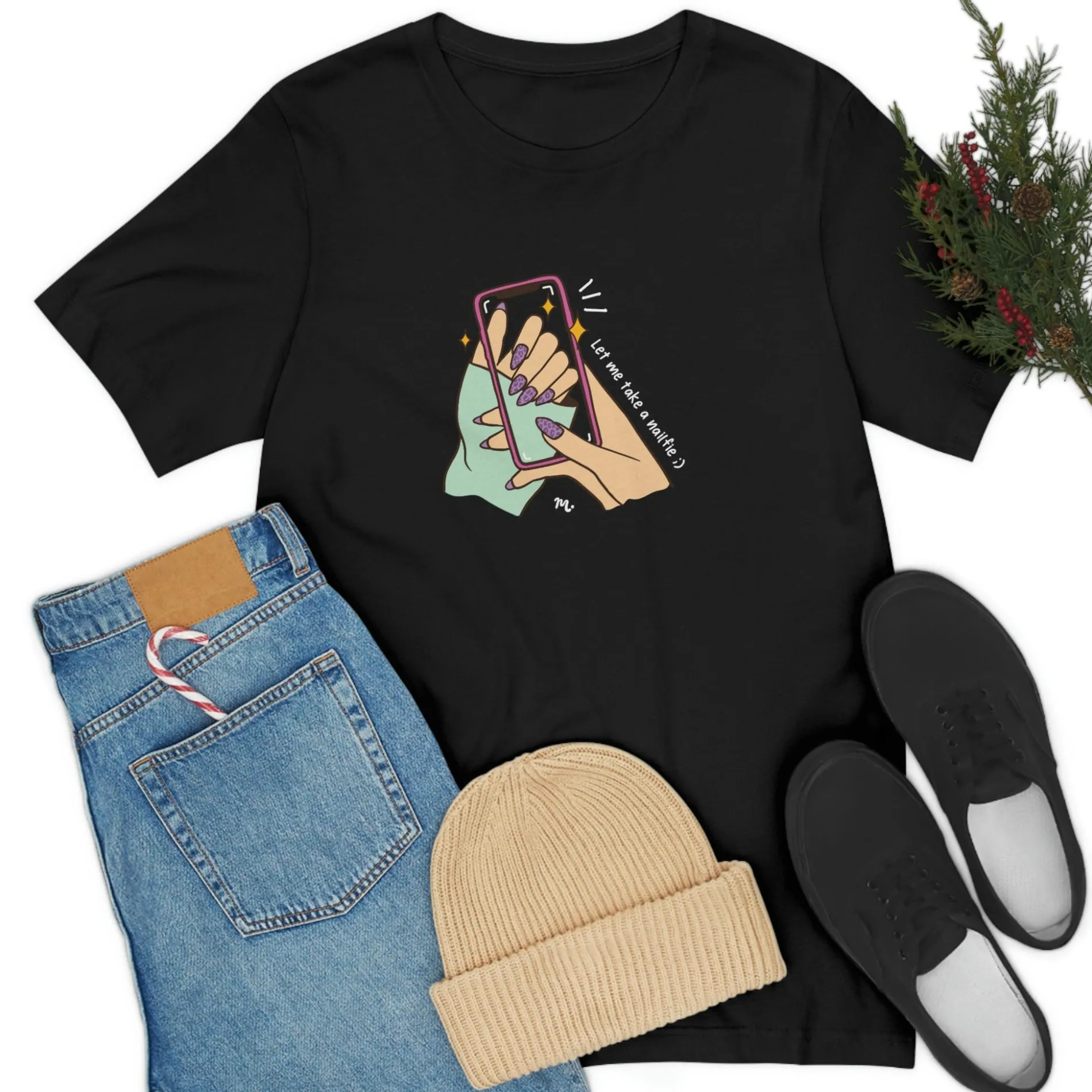 Let Me Take A Nailfie - Short Sleeve T-shirt