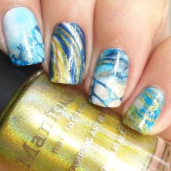 Liquid Sunshine (B335) - Bright Yellow Holographic Stamping Polish
