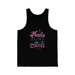 Love for Nails & Coffee - Jersey Tank Top