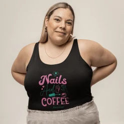Love for Nails & Coffee - Jersey Tank Top