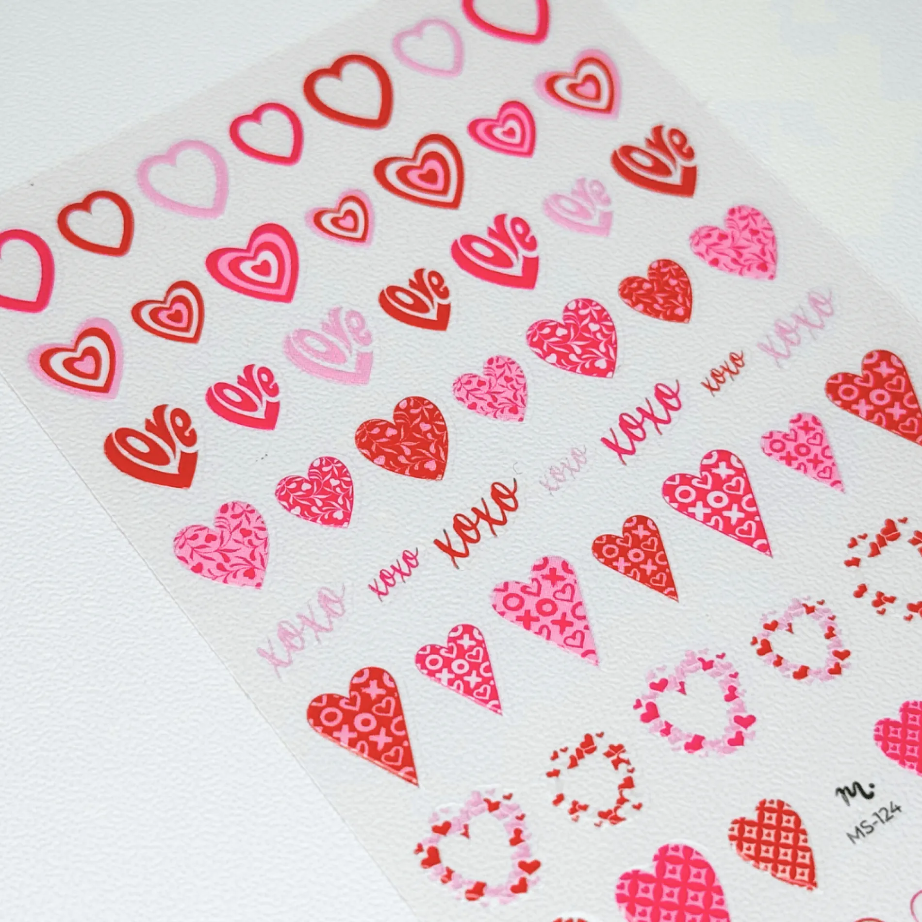 Love Interest (MS-124) - Nail Art Sticker
