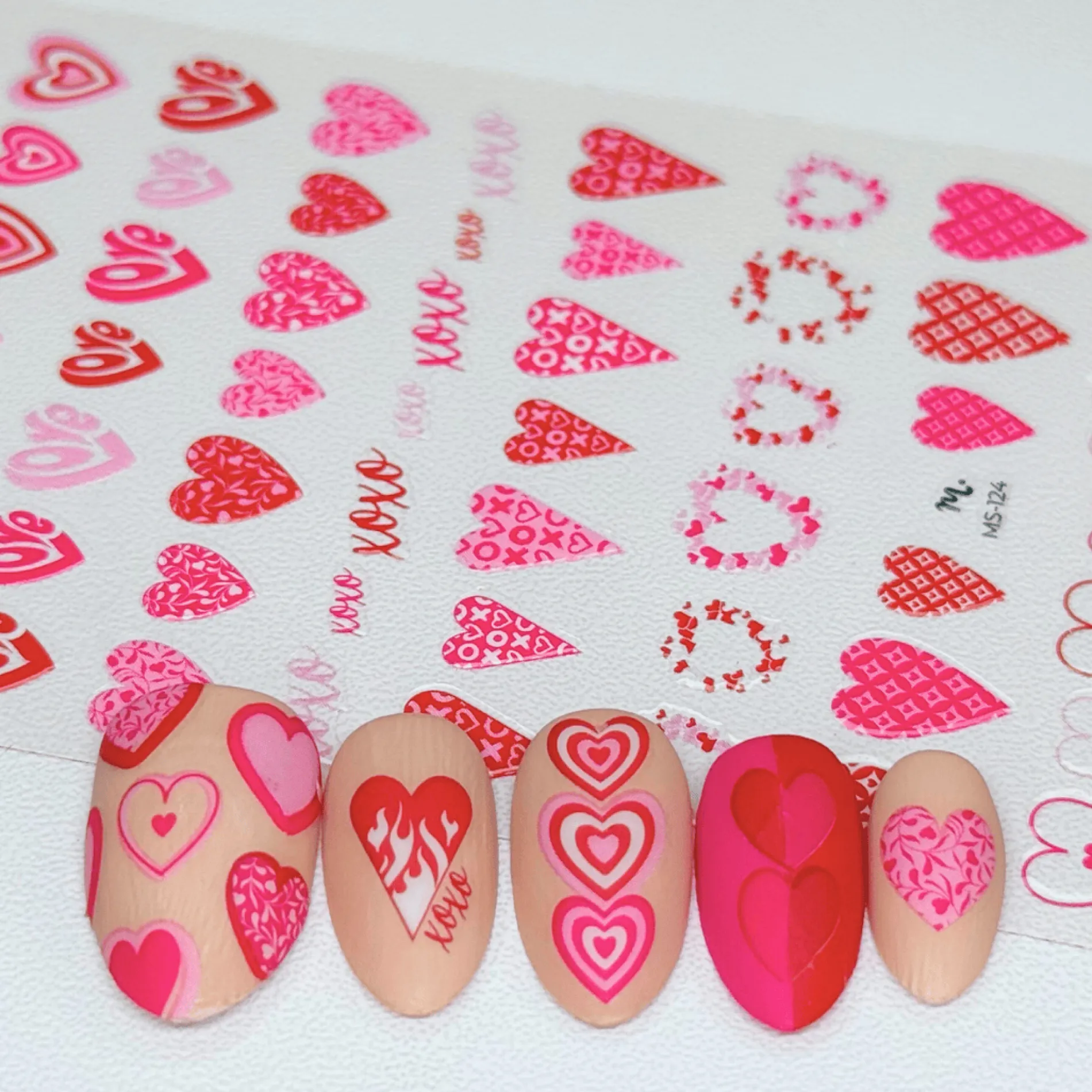 Love Interest (MS-124) - Nail Art Sticker