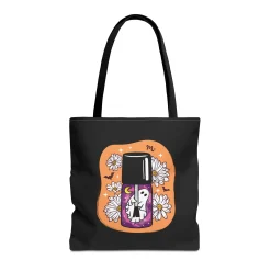 Lovely Ghouls Tote Bag - Black