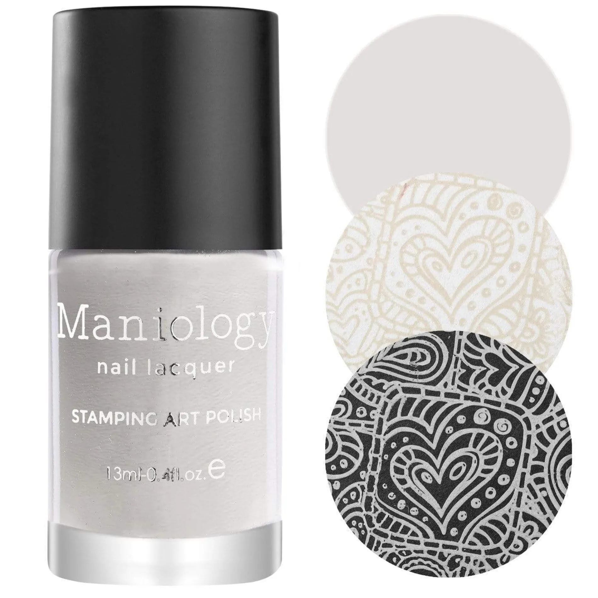 Luna (B327) - Creamy Gray Stamping Polish