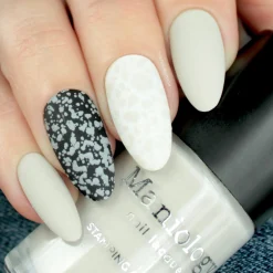 Luna (B327) - Creamy Gray Stamping Polish