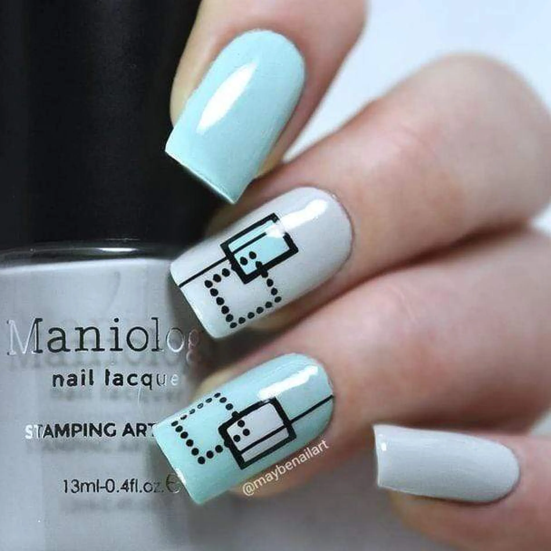 Luna (B327) - Creamy Gray Stamping Polish