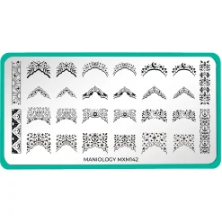 Magic Portals: Ethereal French (MXM142) - Nail Stamping Plate