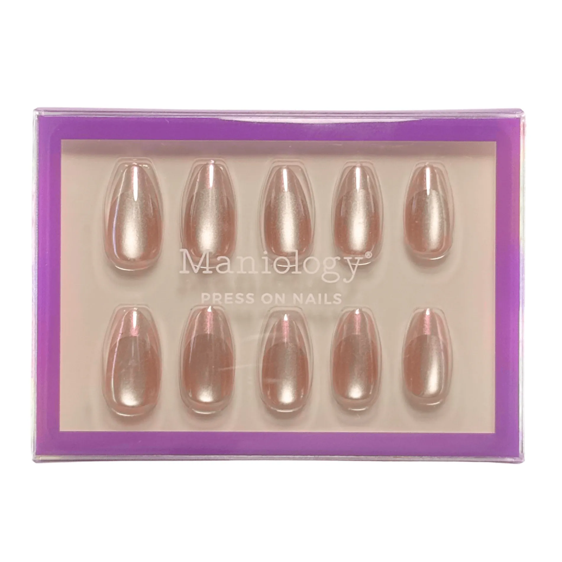 Magnetic Babydoll Press On Nails - Short Almond