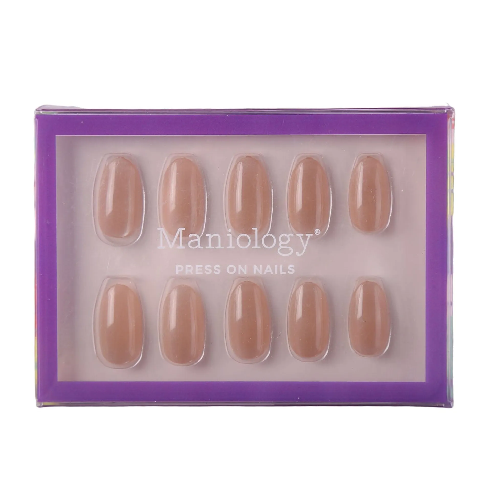 Magnetic Pearl Press On Nails - Short Round