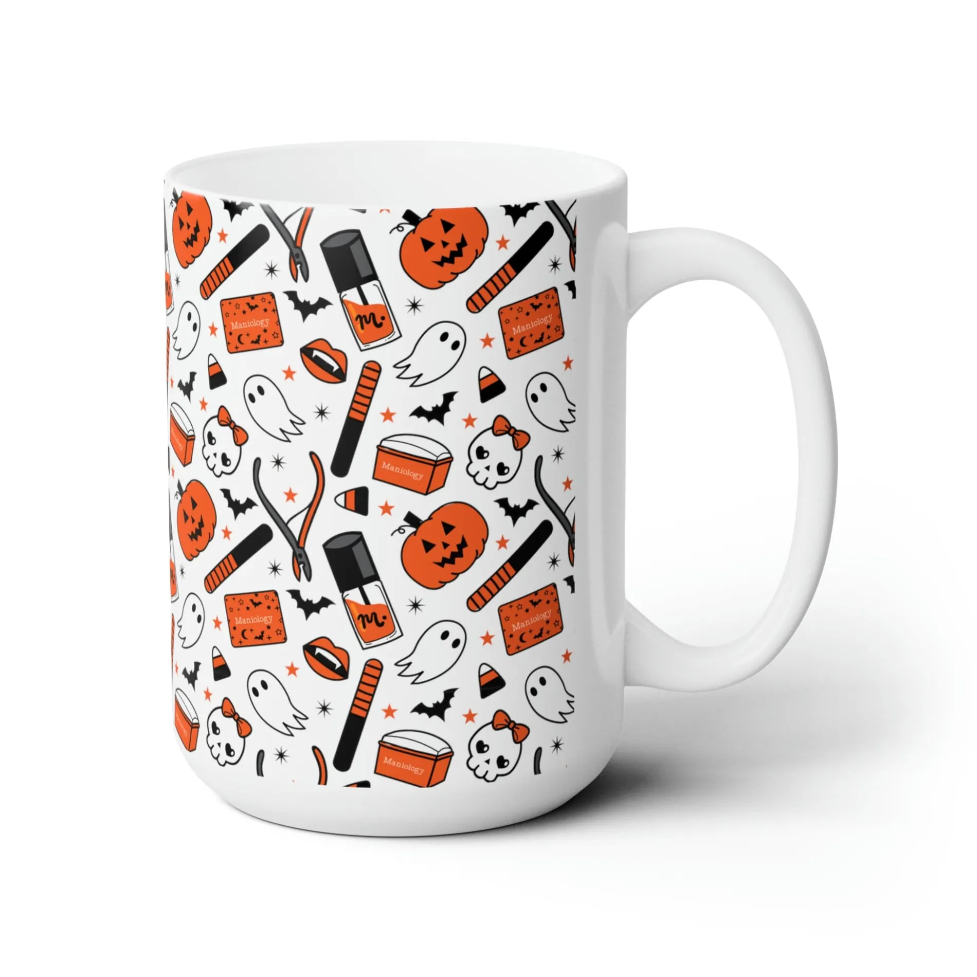 Manicured Halloween Ceramic Coffee Mug 15oz