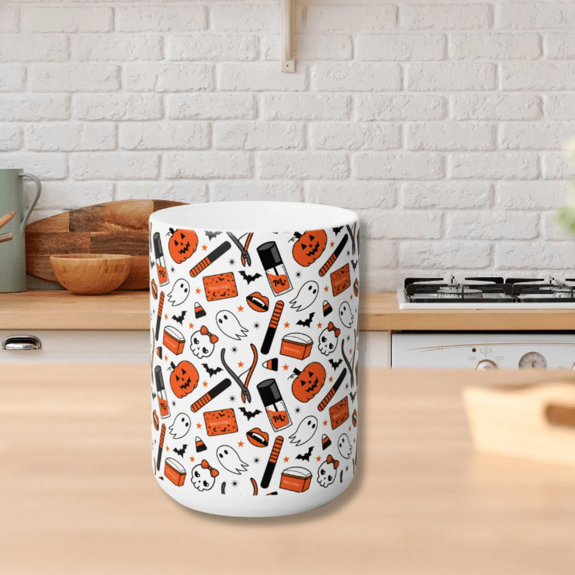 Manicured Halloween Ceramic Coffee Mug 15oz