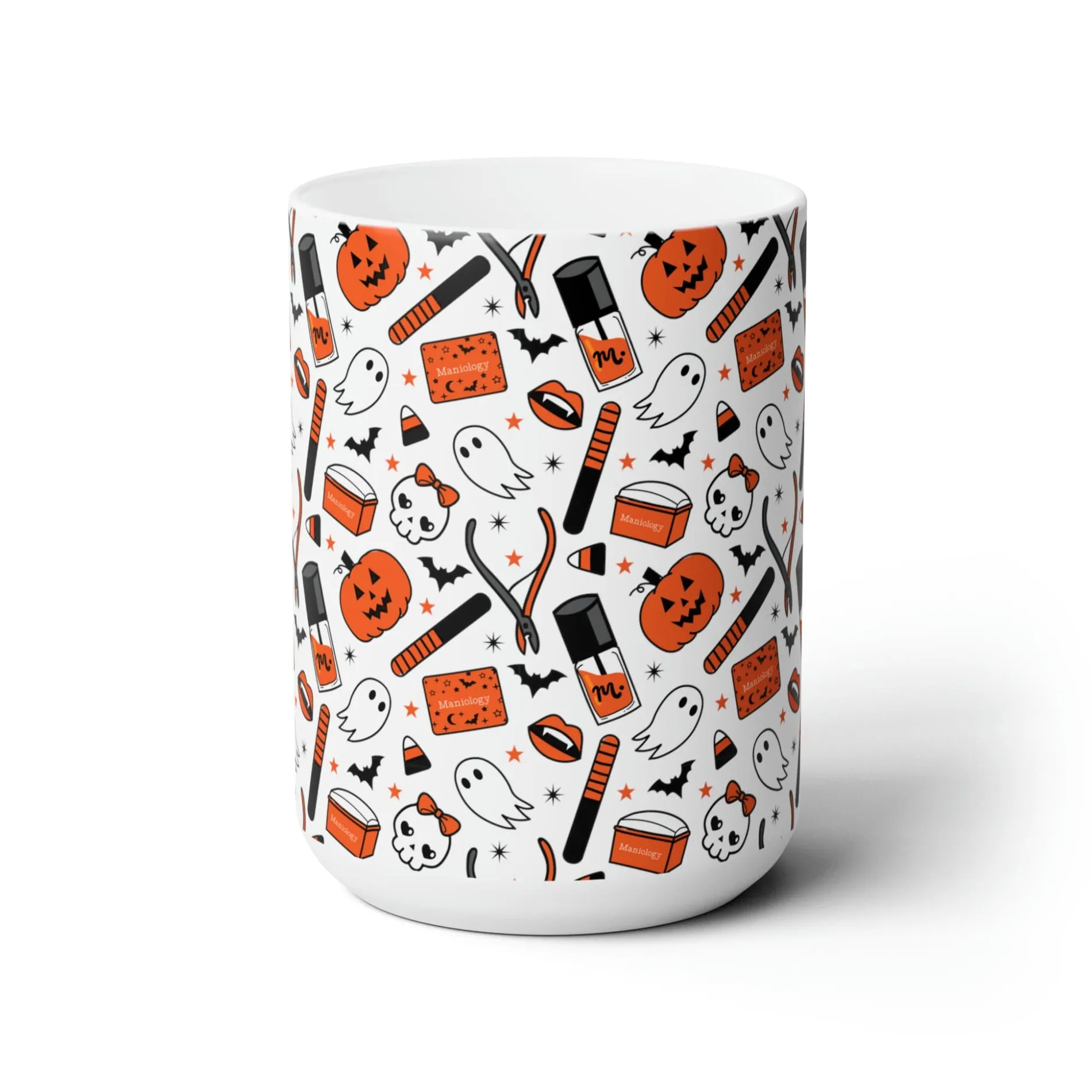 Manicured Halloween Ceramic Coffee Mug 15oz