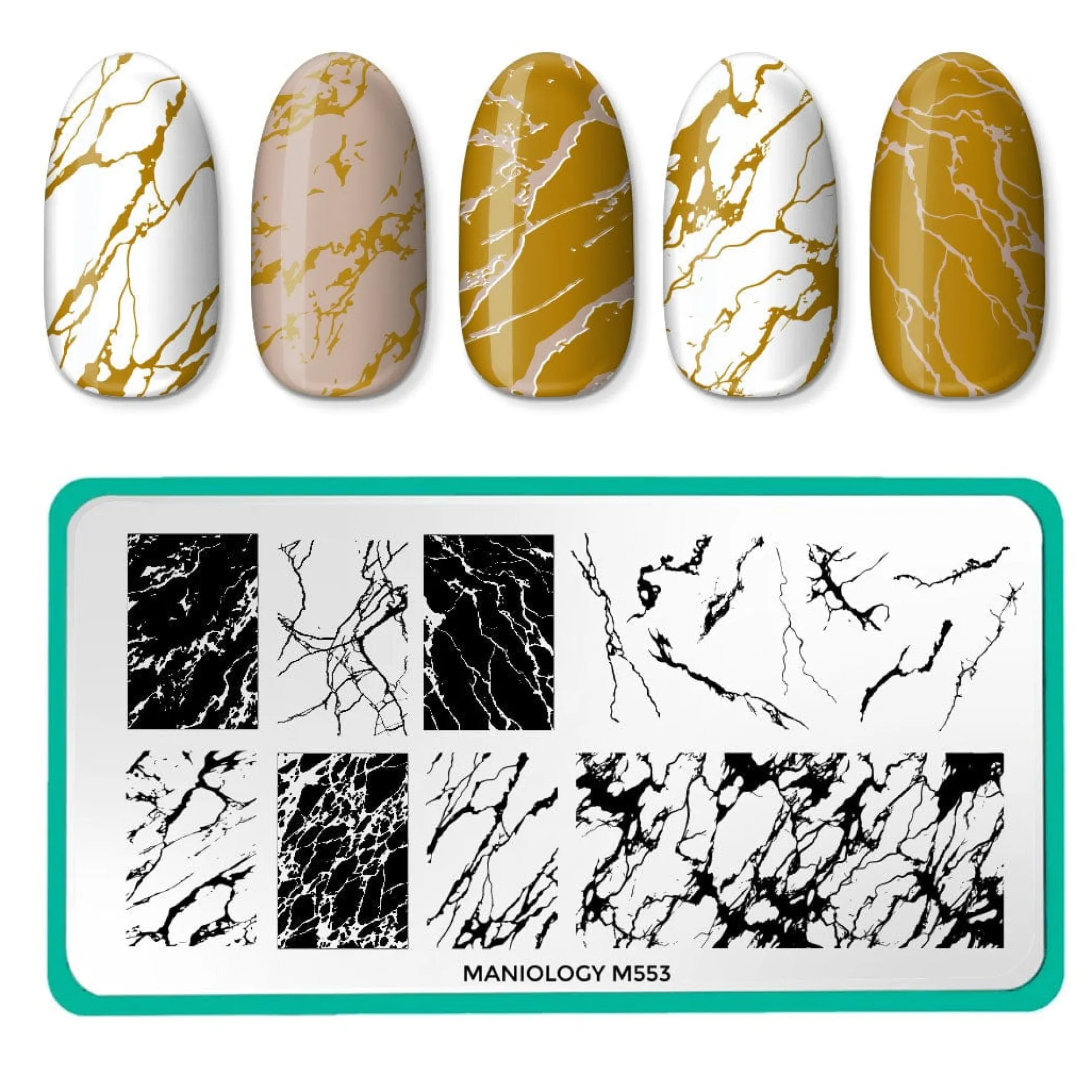 Marble (M553) - Nail Stamping Plate