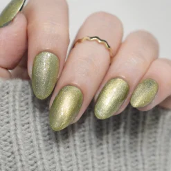 Mermaid Mirage: Electric Algae (P182) - Soft Lime Green Magnetic Nail Polish