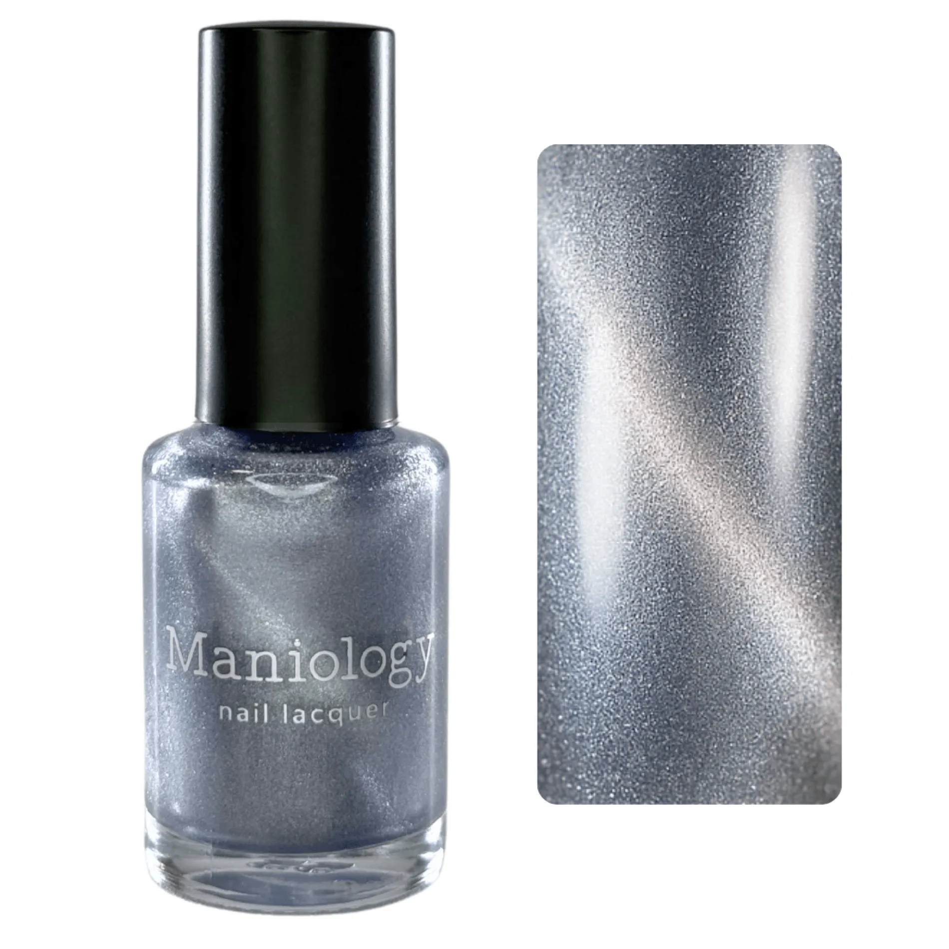 Mermaid Mirage: Midnight Riptide (P183) - Dusty Periwinkle Magnetic Nail Polish