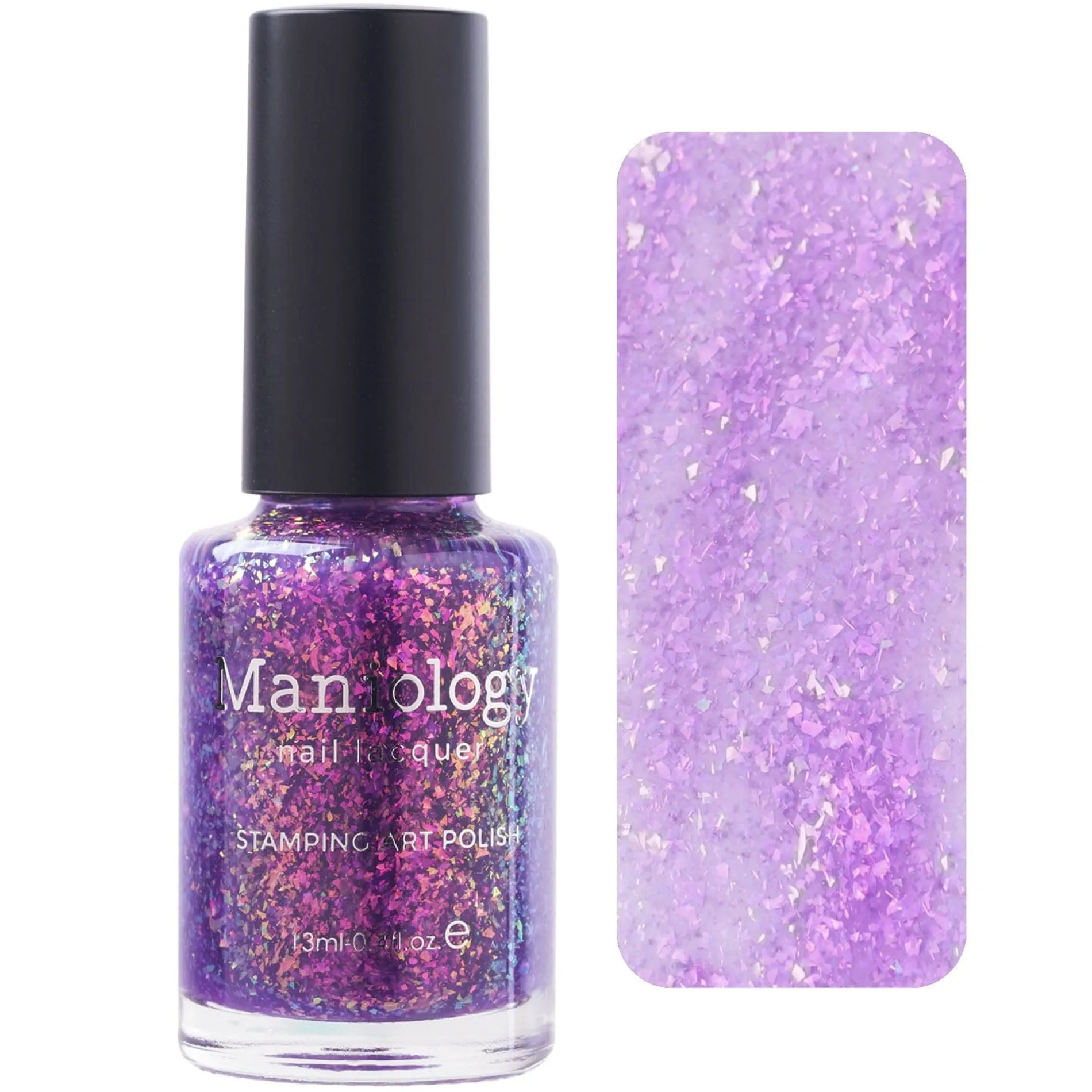 Metamorphosis (P160) - Sheer Purple with Gold Iridescent Flakies Nail Polish