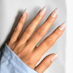 Milk Press On Nails - Medium Almond