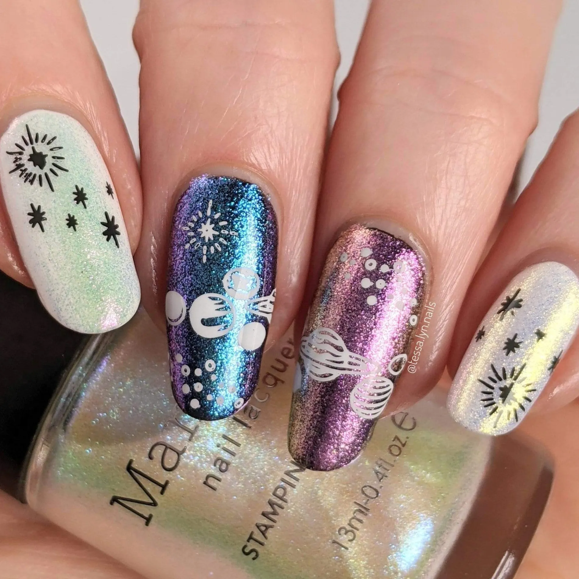 Moonbeams: 3-Piece Iridescent Shimmer Stamping Polish Set