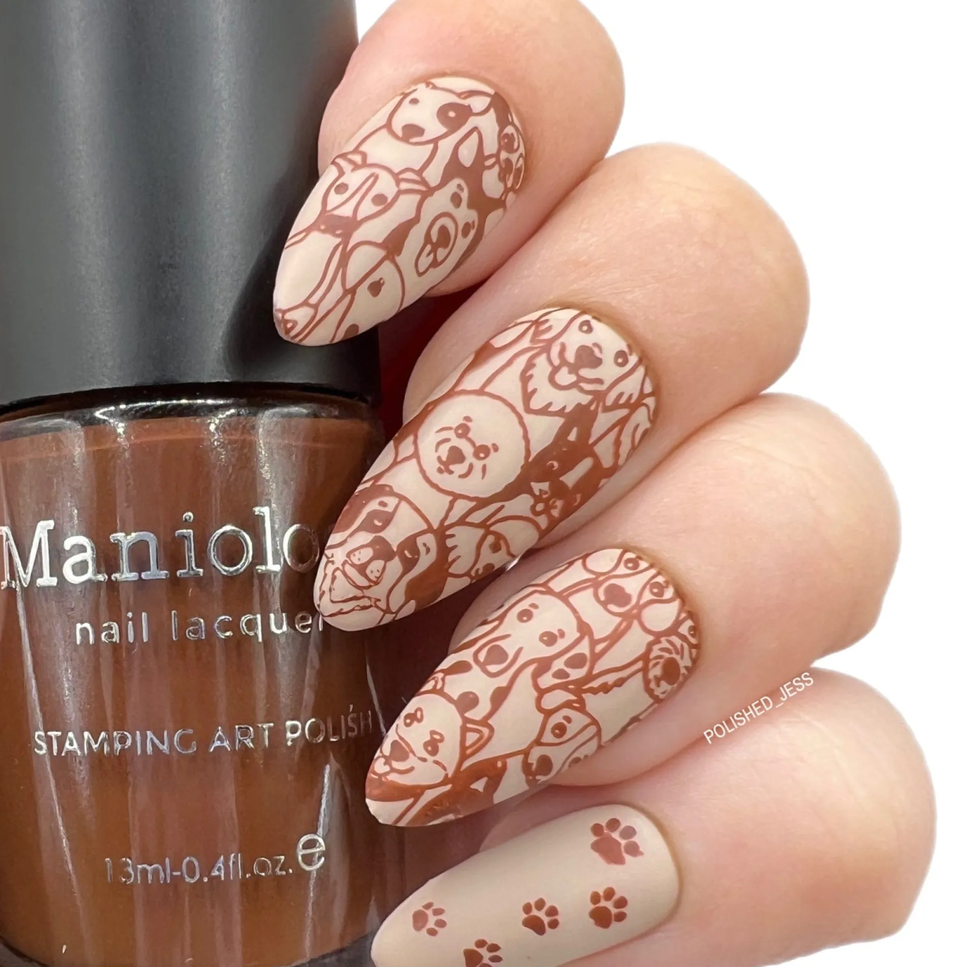 Mythos Collection: Annato Clay (B196) Dirt Brown Stamping Polish