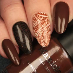 Mythos Collection: Annato Clay (B196) Dirt Brown Stamping Polish