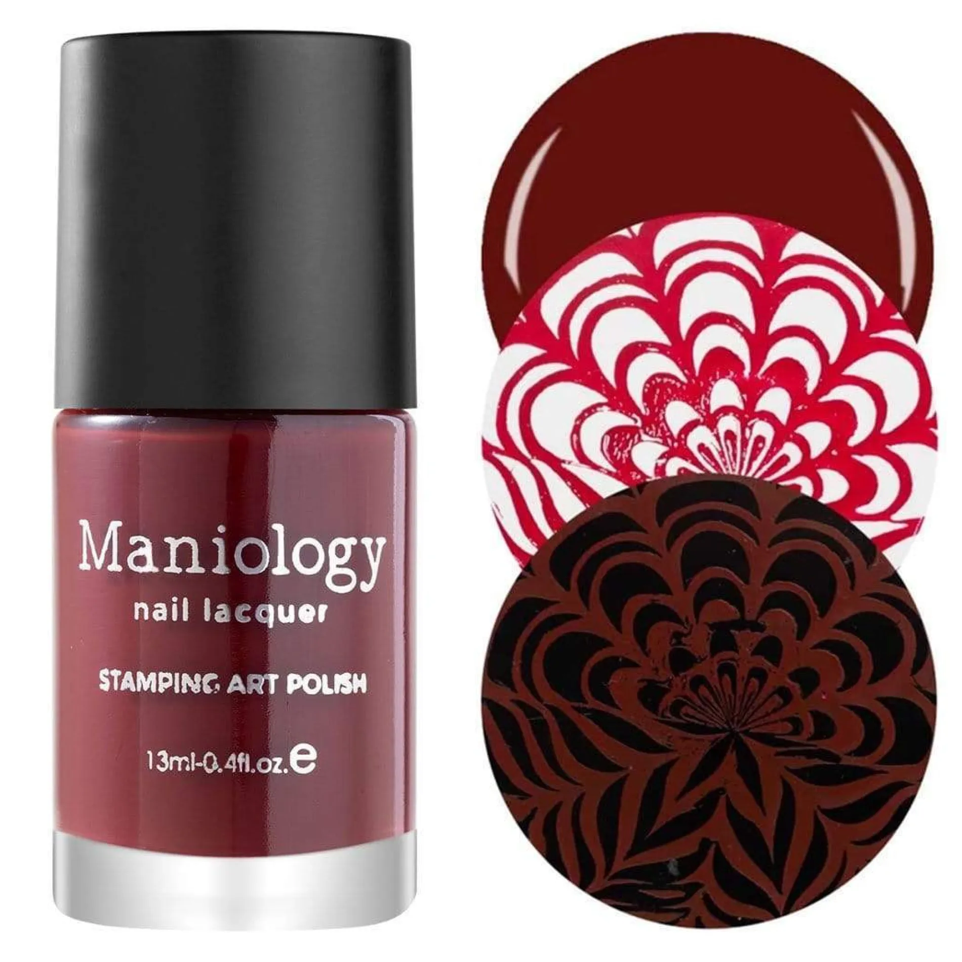 Mythos Collection: Red Sea (B199) Dark Oxblood Red Stamping Polish
