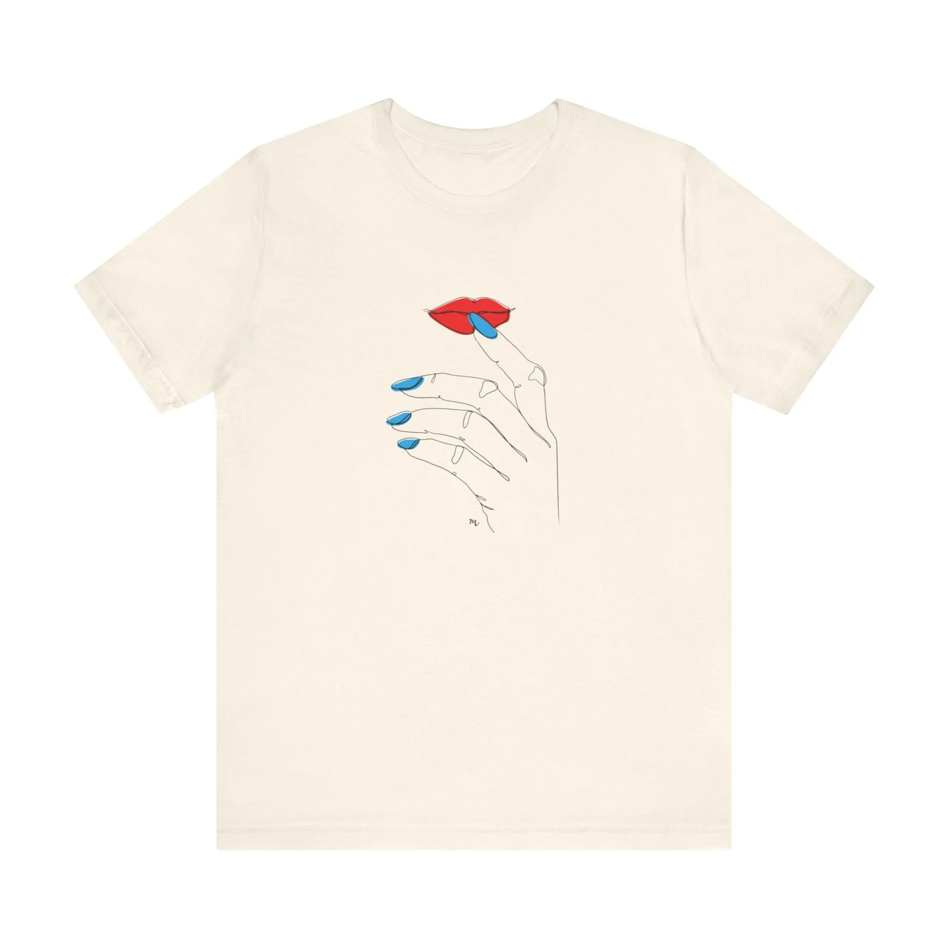 Nail Line Art - Short Sleeve T-shirt