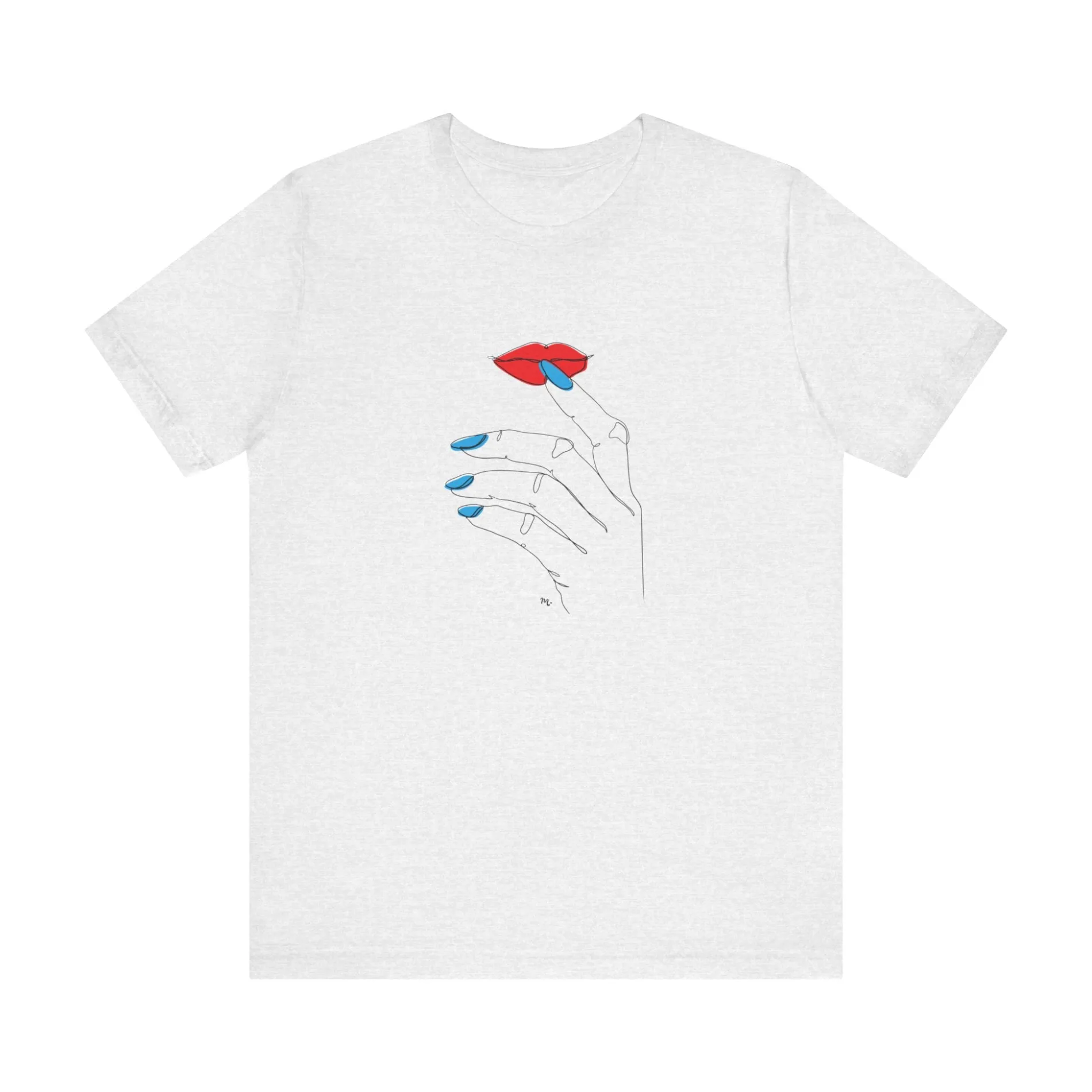 Nail Line Art - Short Sleeve T-shirt