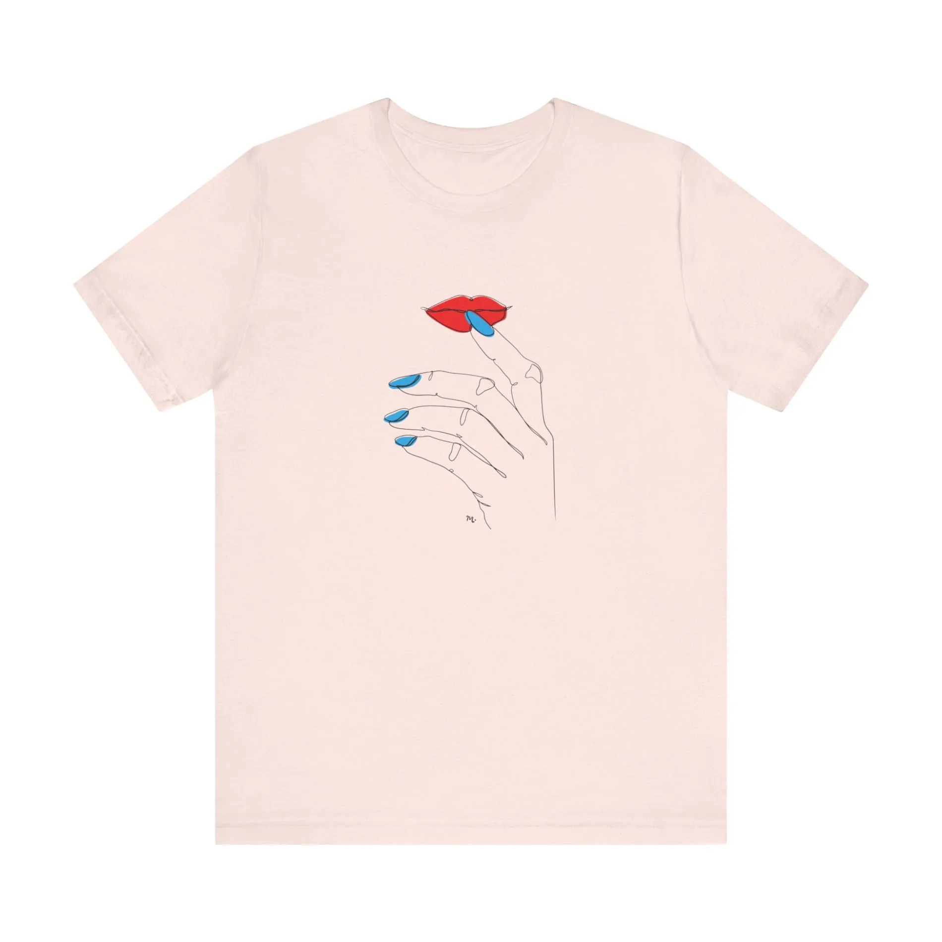 Nail Line Art - Short Sleeve T-shirt