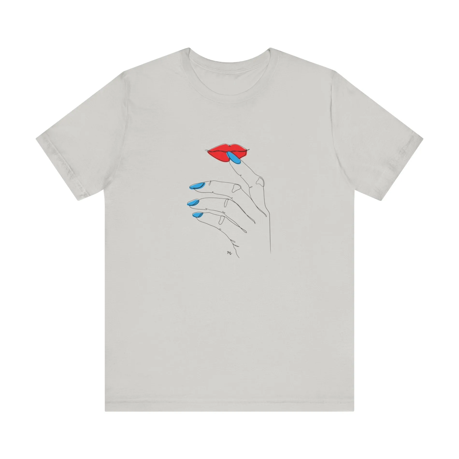 Nail Line Art - Short Sleeve T-shirt